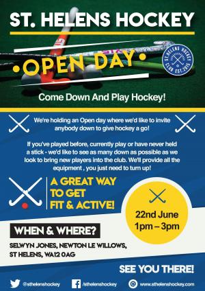 Hockey open day - all invited