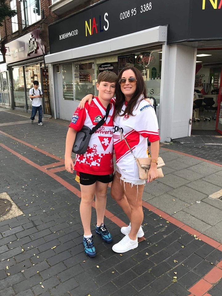 Boy Who Broke Arm At Wembley To Be Saints Mascot Tonight St Helens Star