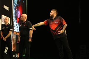 Family lead the celebrations after Michael Smith's nine-darter