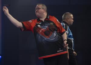 St Helens darters in action at World Darts Championship today