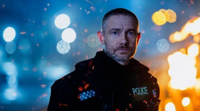 Martin Freeman in an official image for The Responder