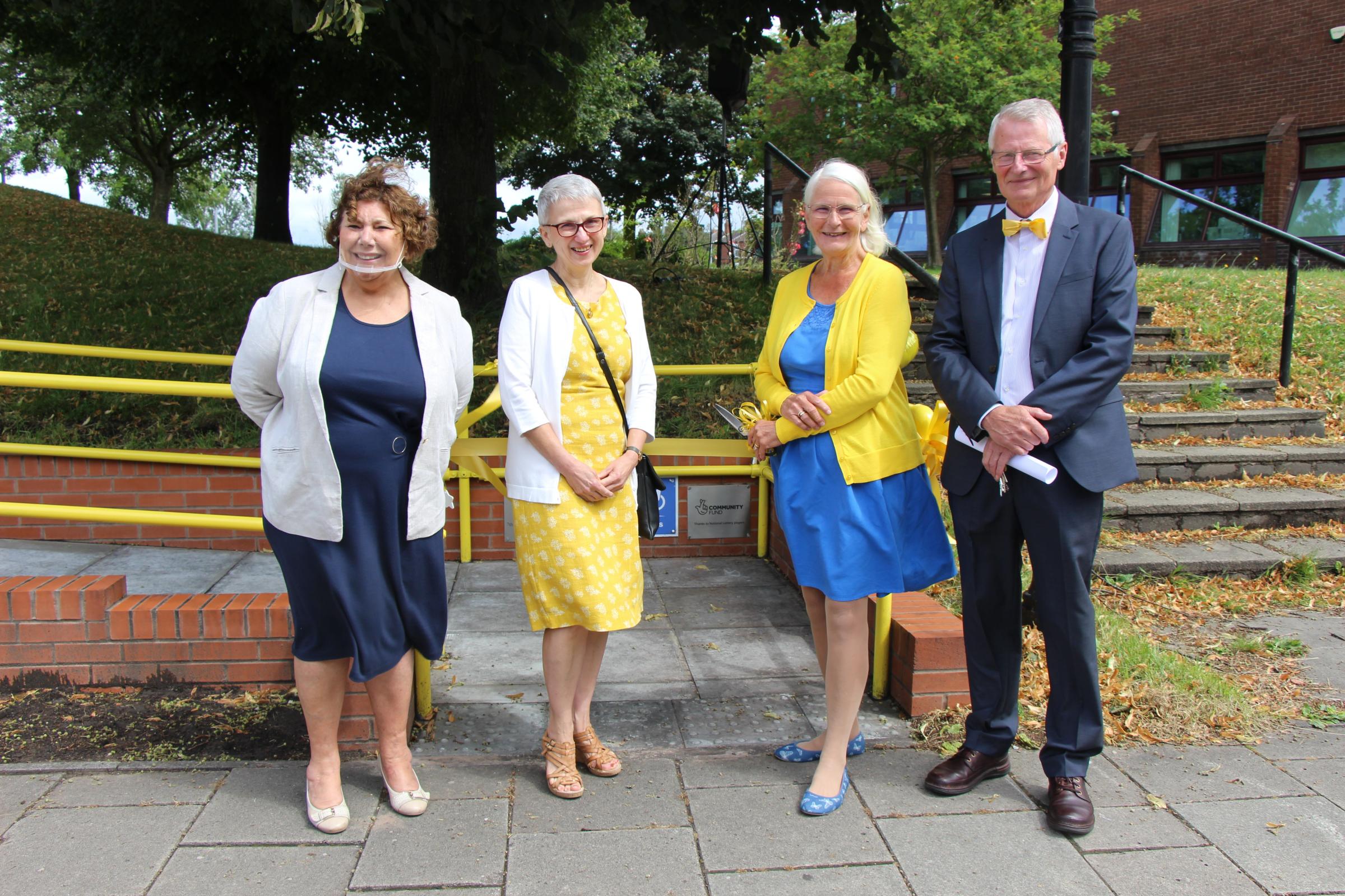 The unveiling at Lucem House