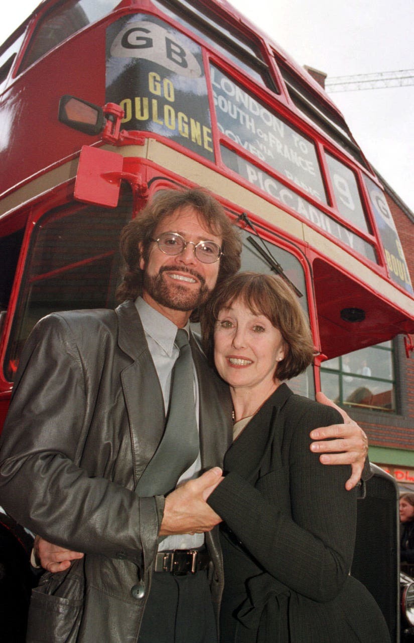 Una Stubbs, with Cliff Richard Picture: PA