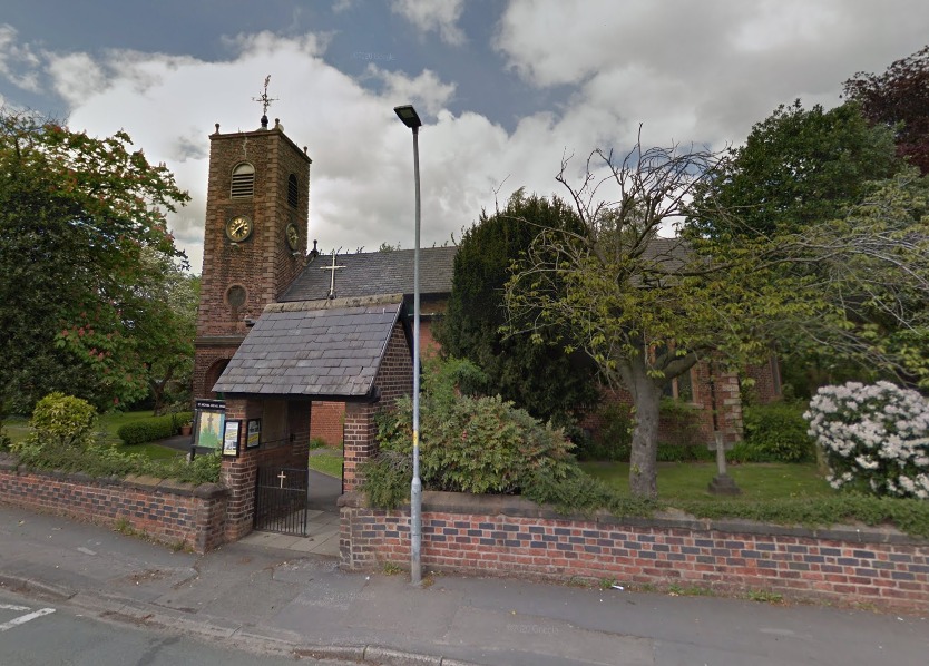 The plans sought to locate the mast opposite St Michael and All Angels Church (Image: Google Maps)