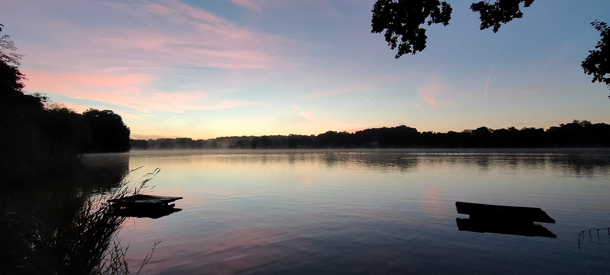 Sunrise at Carr Mill Dam by Karen ODowd