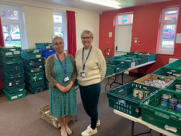 Development and quality manager Sarah McDonagh and team leader Janice Macleod