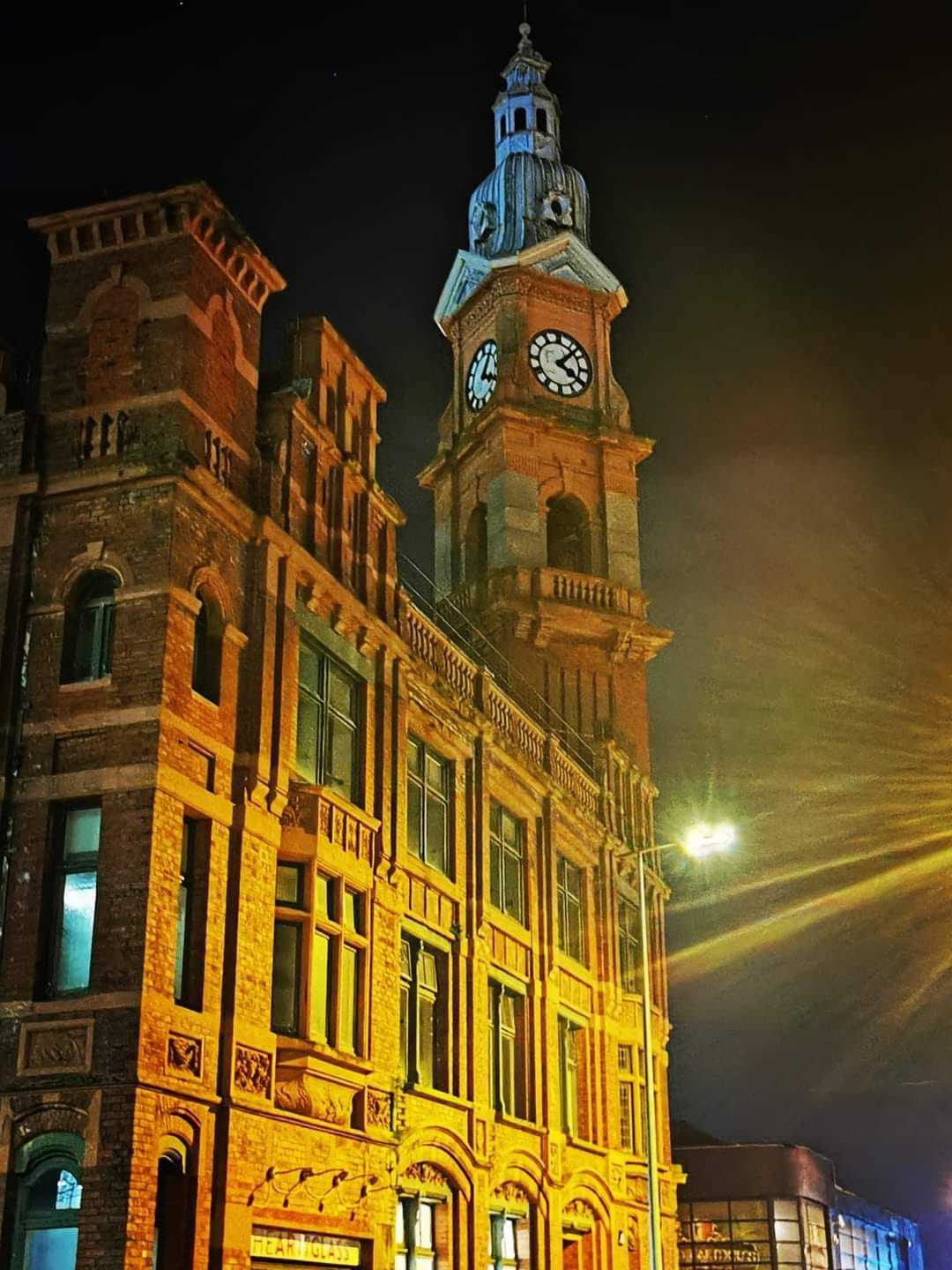 Beechams at night by Carol Southward