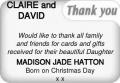 CLAIRE DAVID MADISON JADE HATTON