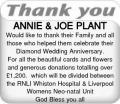 ANNIE JOE PLANT RNLI