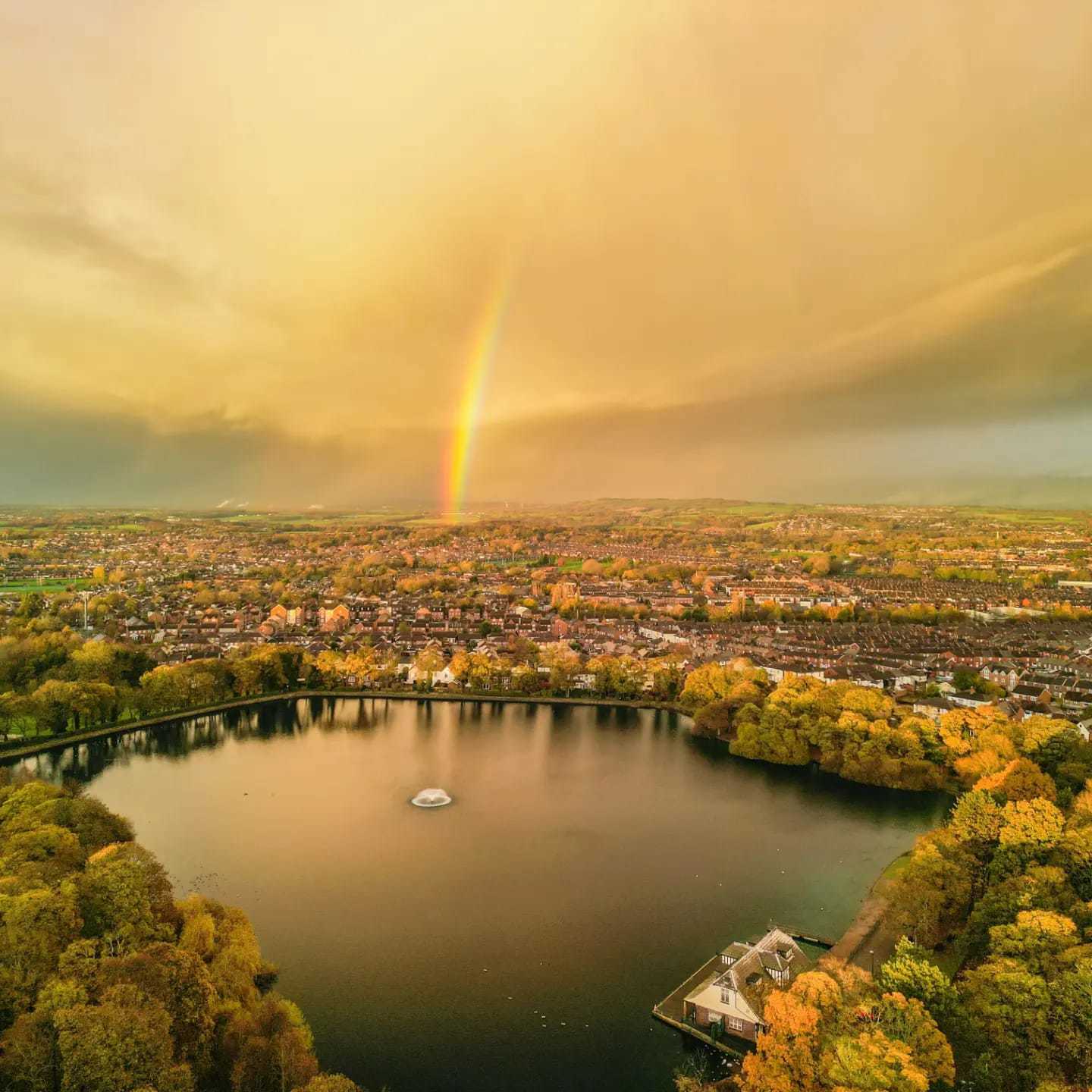 The end of the rainbow by David Hill