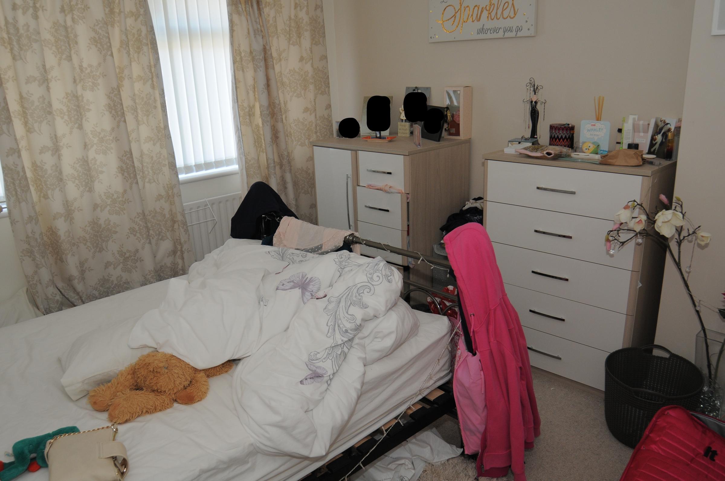 Lucy Letbys bedroom. Image: Cheshire Constabulary.