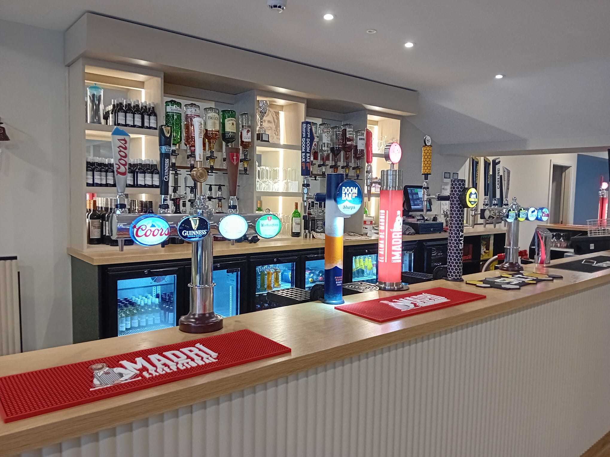 The new bar at Greenalls