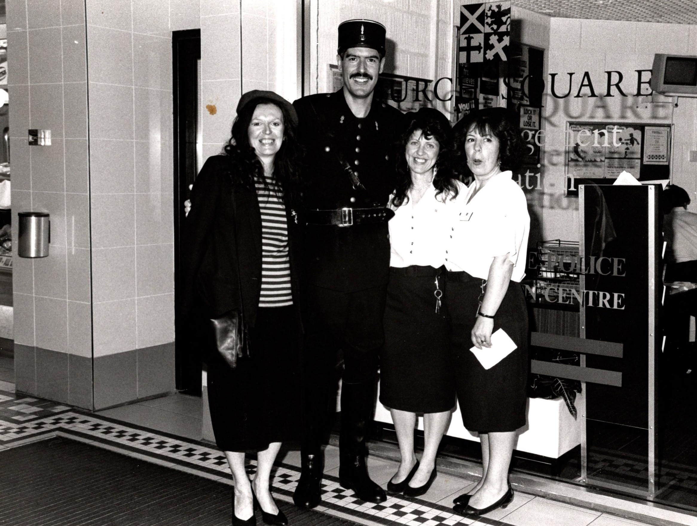 Arthur Bostrom, with Sue (left) at Church Square Shopping Centre