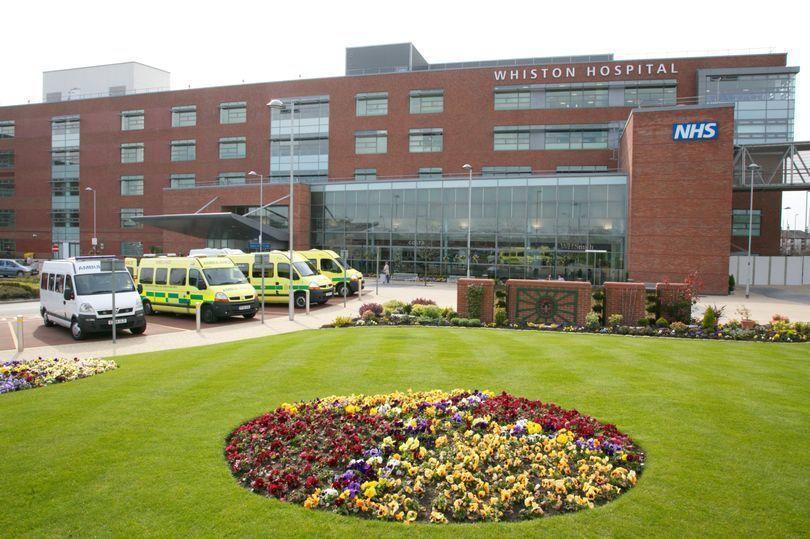 Matthew Charnock was treated at Whiston Hospital