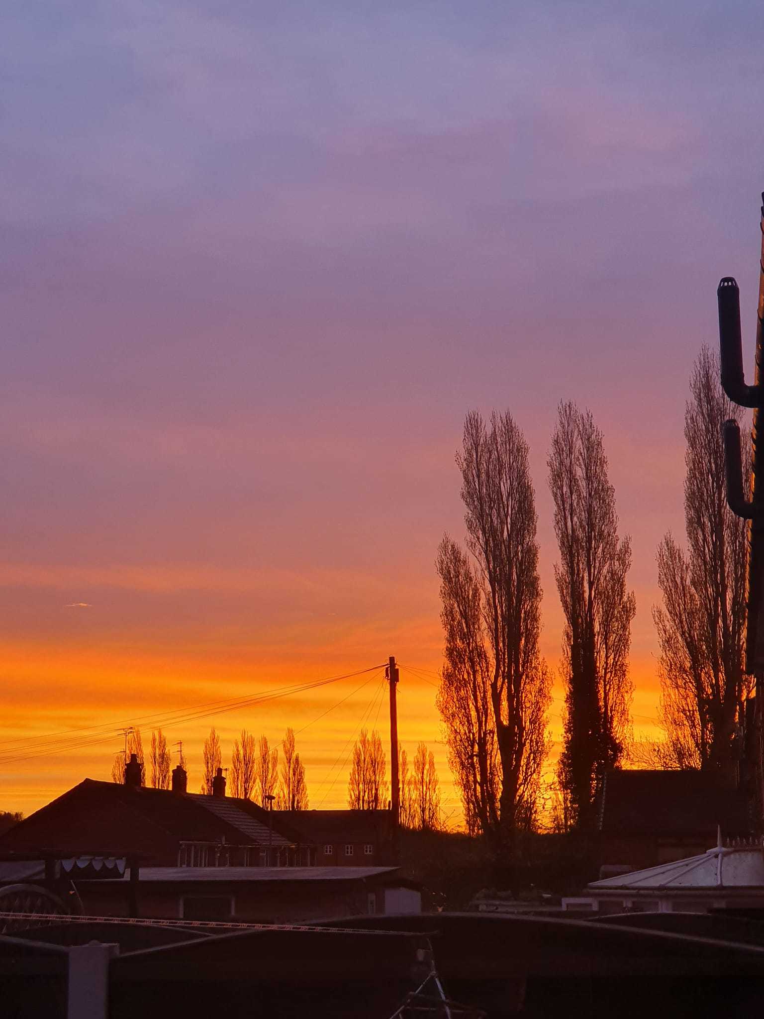 Early morning skies by Linda Howell