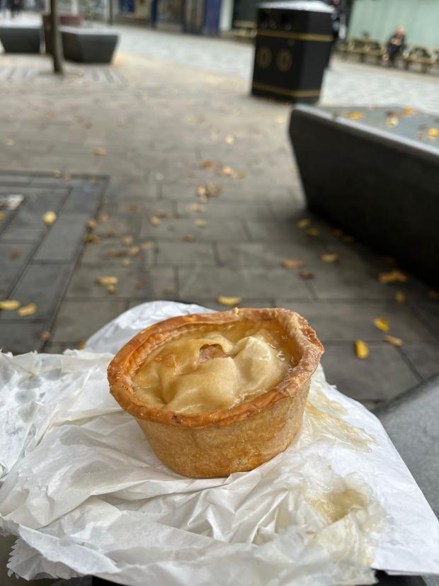 The famous Burchalls pork pie