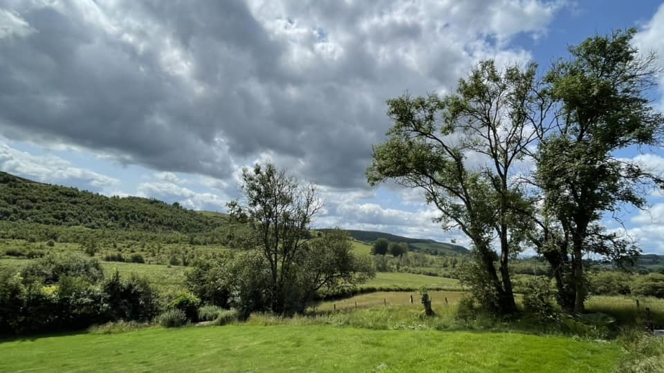 Clouds rolling in by Hilary Bradshaw