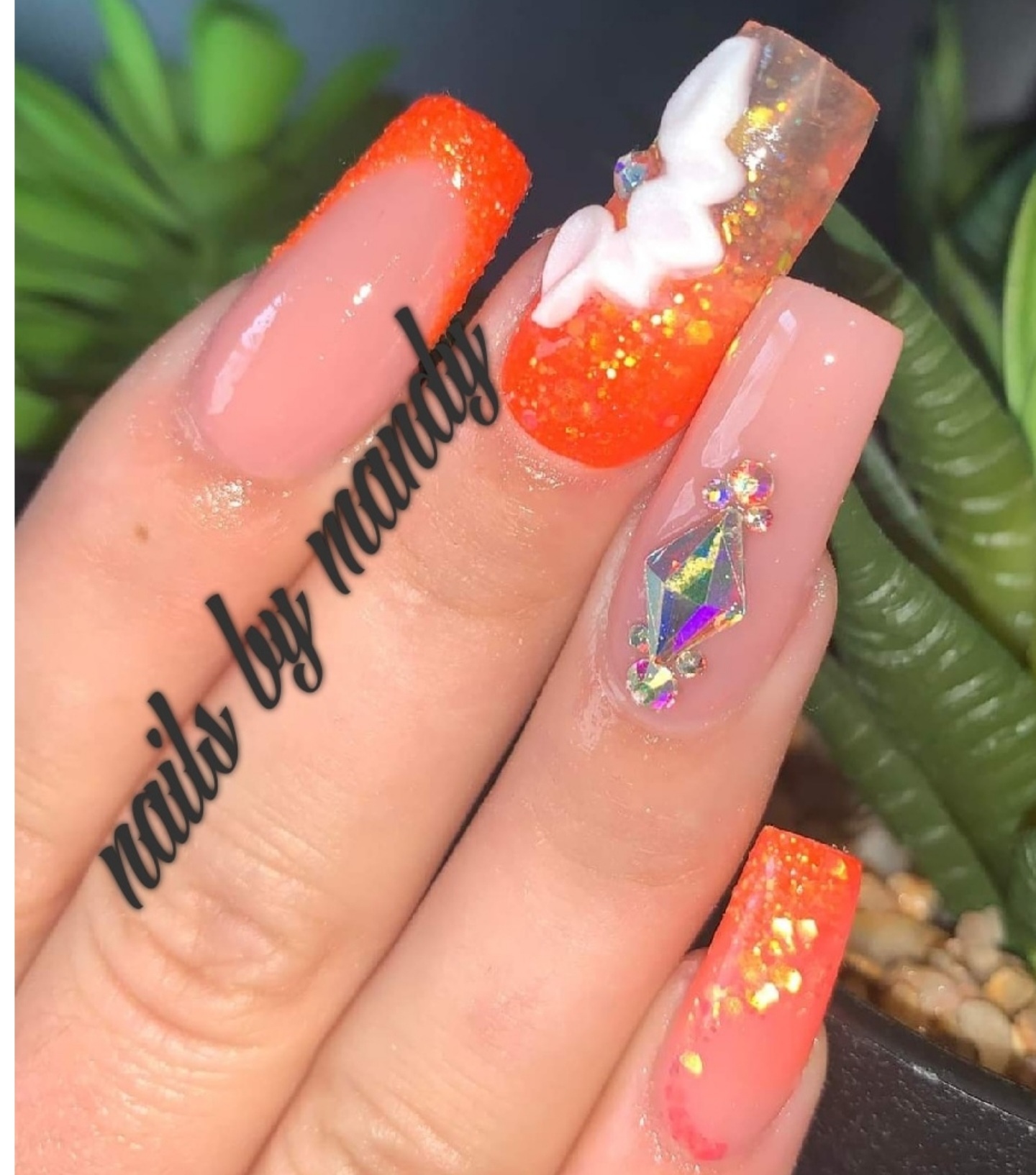 Amanda loves getting creating with clients nails