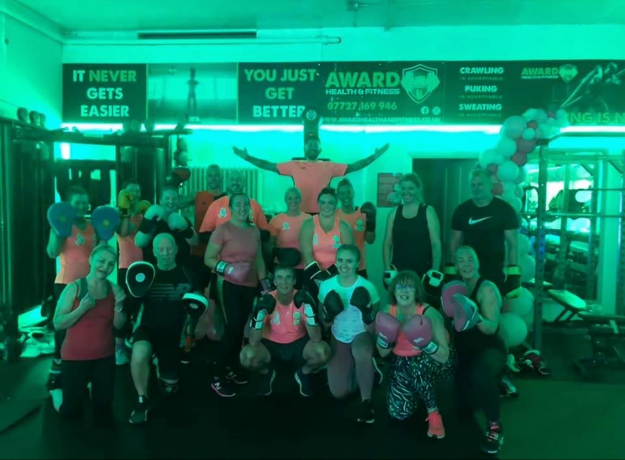 Charity fitness class