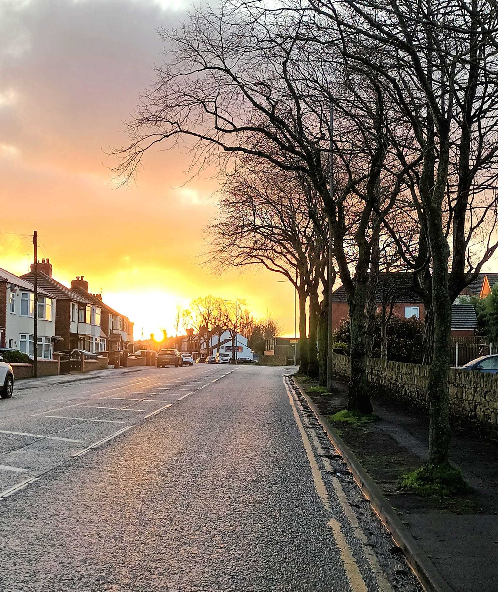 Sunrise on Knowsley Road by Suzie Remadems