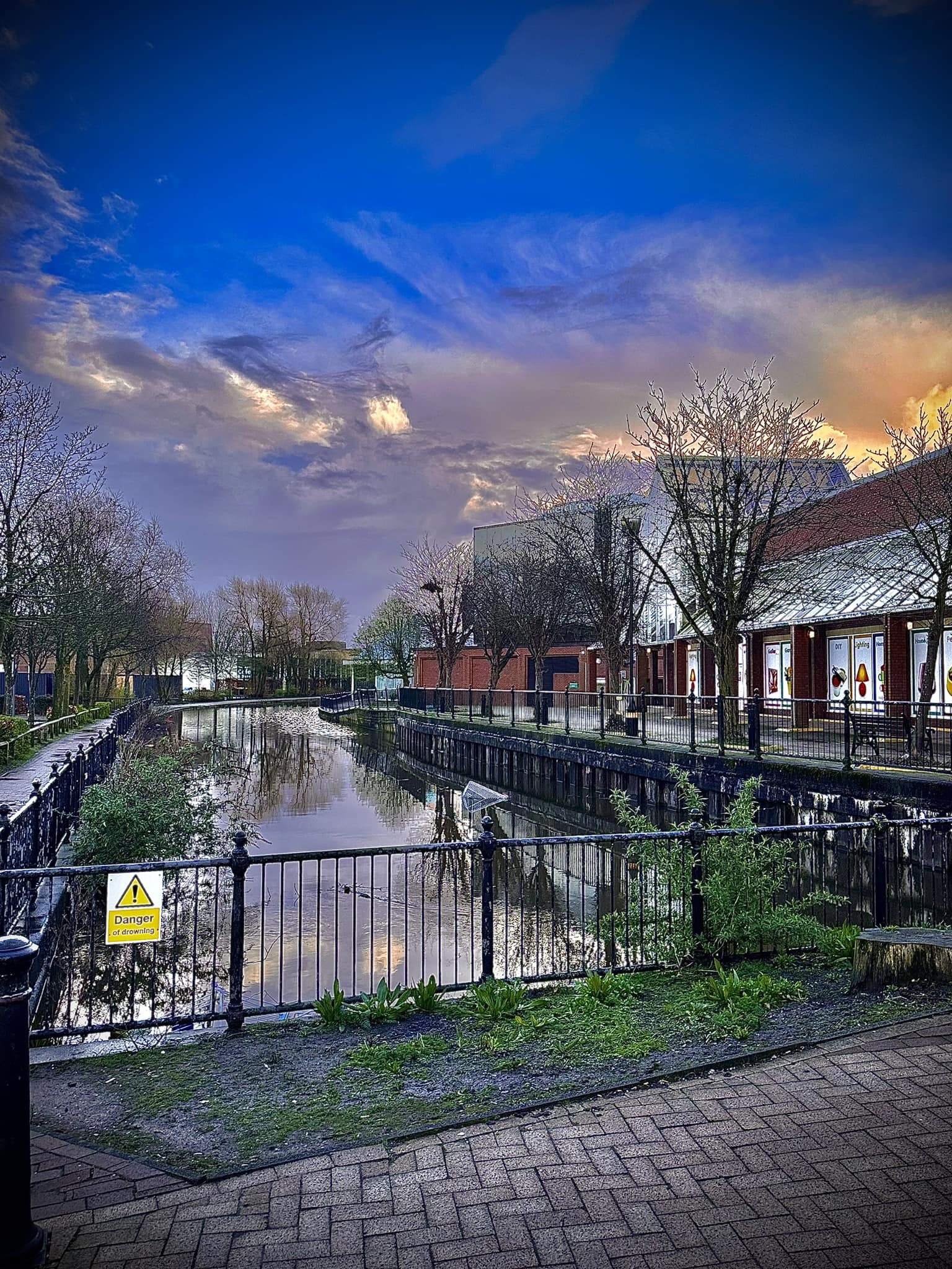 Spring sunset in St Helens by Tom Hesketh