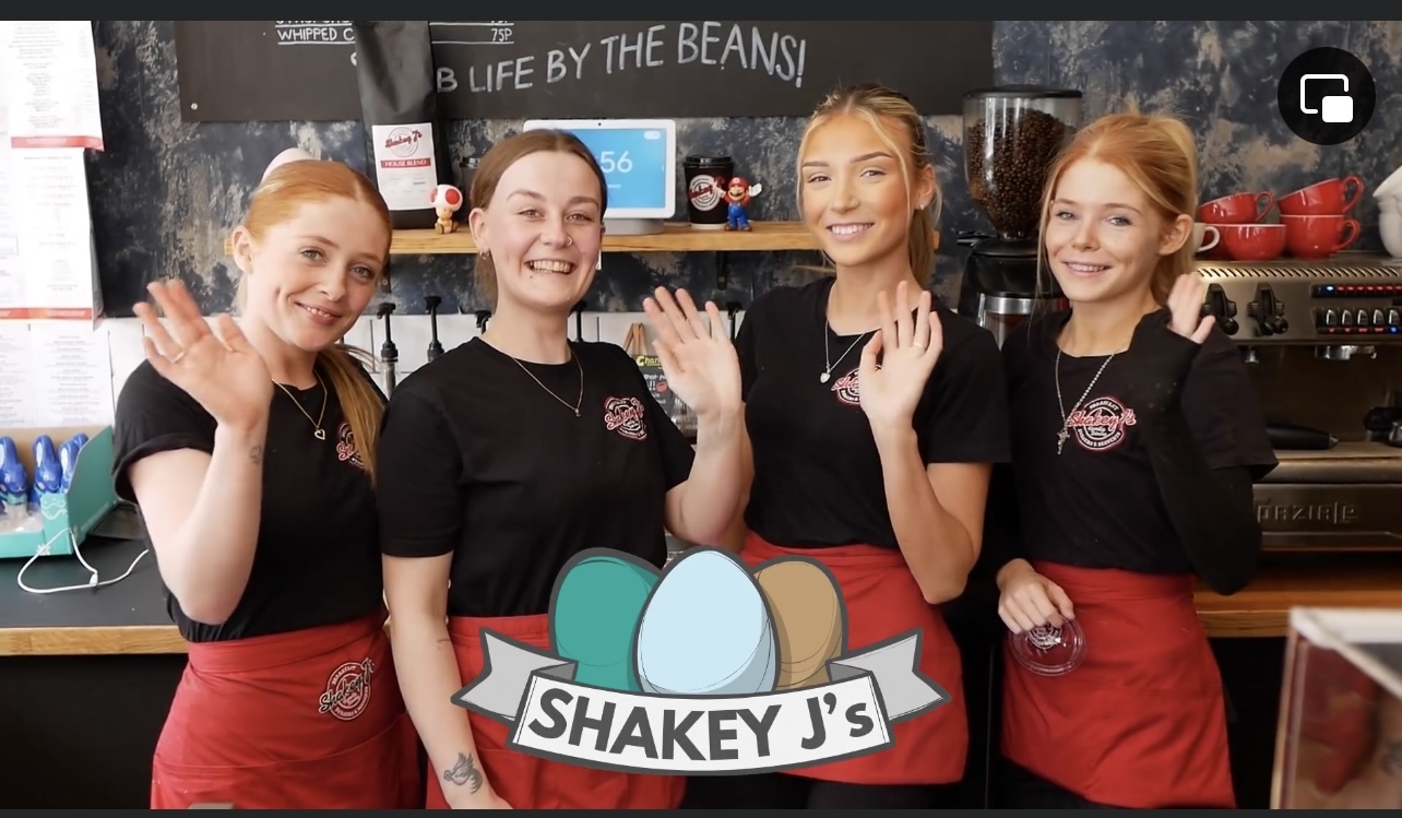 The hard-working team at Shakey Js