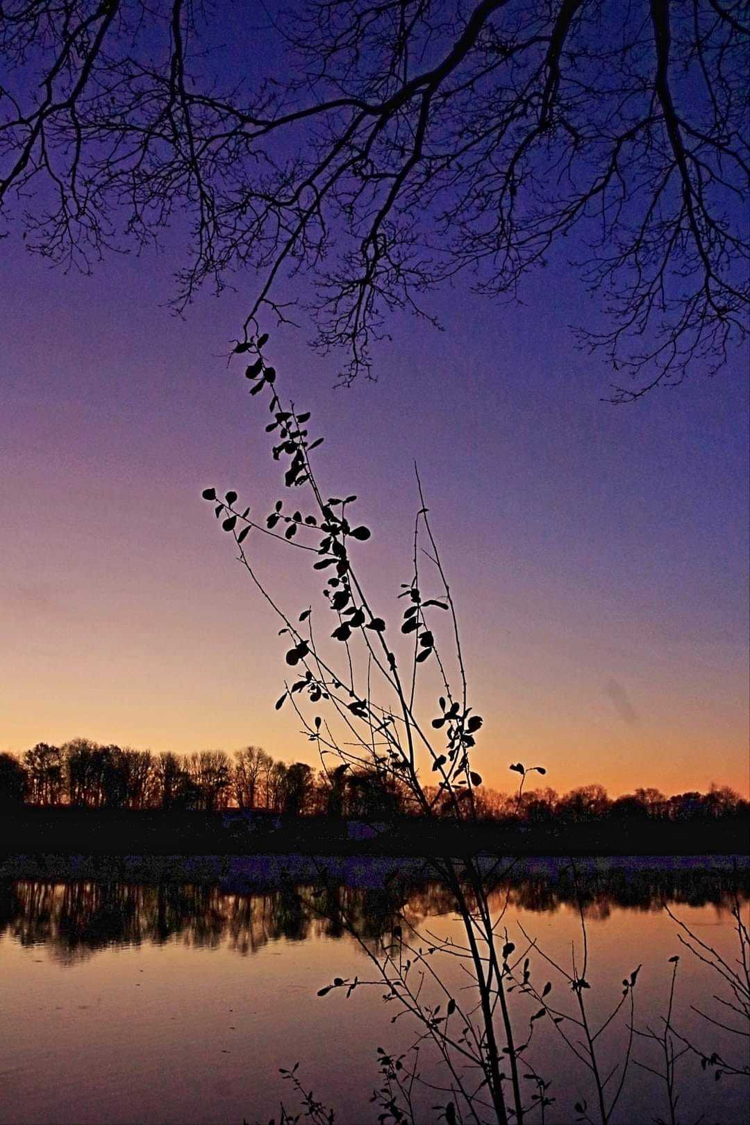 Dawn at Carr Mill Dam by Peter Boylan