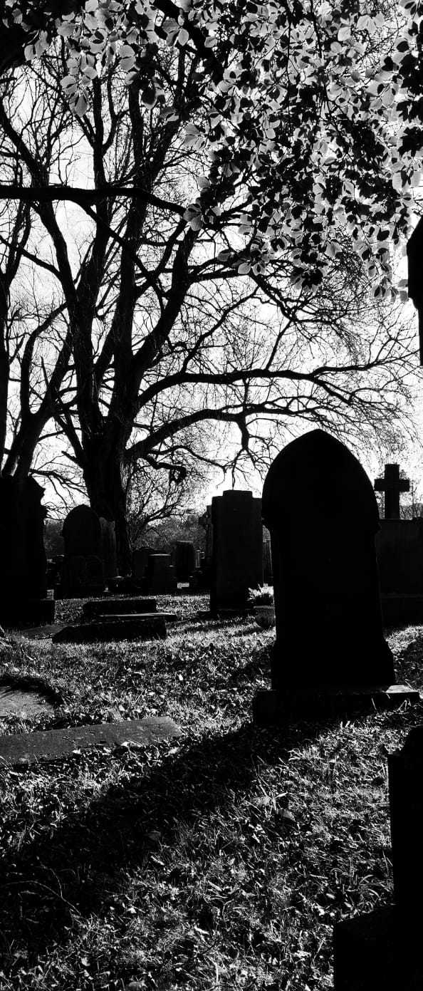 The graveyard at Christ Church, Eccleston by Jen Hill