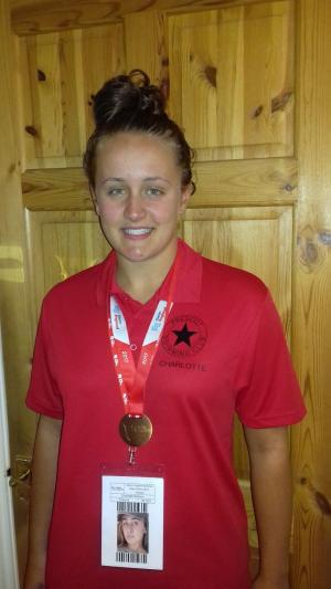 Swimming bronze for Charlotte