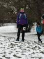 Collette tackles 32 miles in the snow