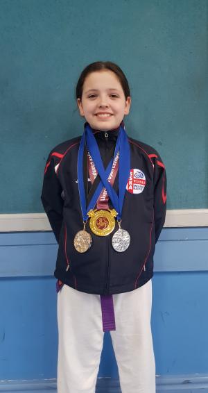 Jasmin selected for karate world championships